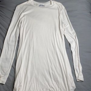 White long sleeve bodycon dress!